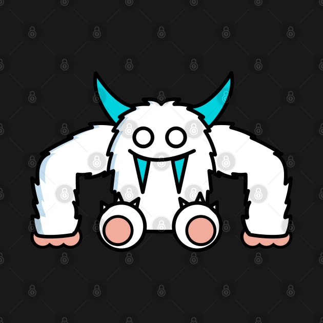 Cute yeti by UniqueDesignsCo