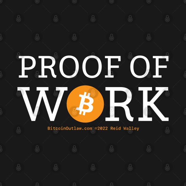 Proof of Work Bitcoin Block Slab Font by Reid Walley