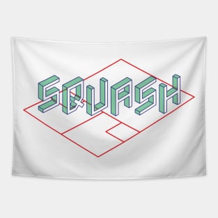 squash court game sport Tapestry