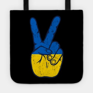 PEACE FOR UKRAINE - Hand Sign Tote