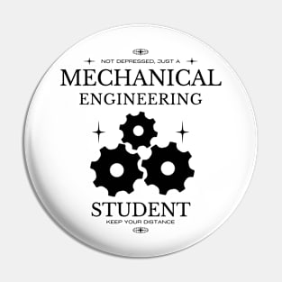 Mechanical Engineering Student - White Version - Engineers Pin