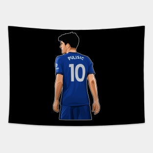 Pulisic #10 Wait for The Ball Tapestry