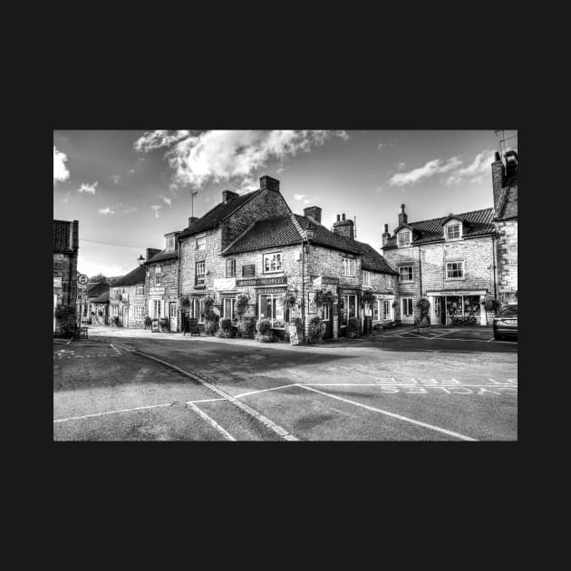 Helmsley Town, Yorkshire, UK, Black And White by tommysphotos