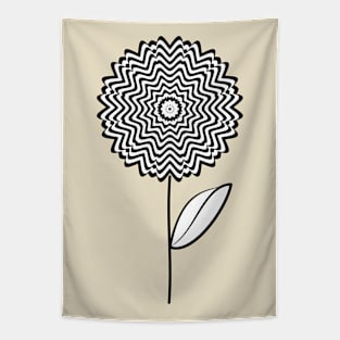 Optical sunflower Tapestry