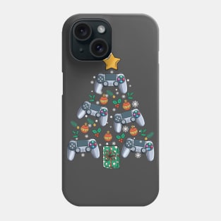 Video Controller Christmas Tree Funny Video Gamer Xmas Gift Phone Case