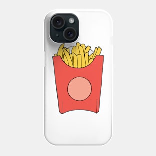 French Fries Fast Food Illustration Phone Case