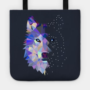 Wolf Abstract design Tote