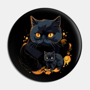 Exotic Shorthair Fathers Day Pin