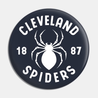 CLEVELAND SPIDERS white Pin