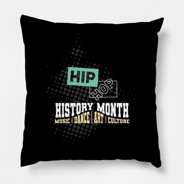 Hip hop | History Month Pillow by Degiab