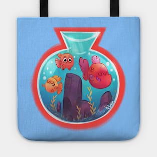 Happy Fishbowl buddies Tote