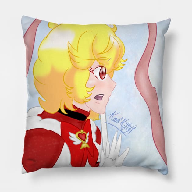 Don't be Scared of Love! Pillow by Koolkitty9