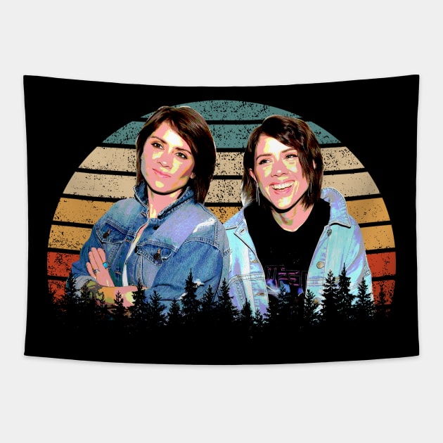 Heartthrob Couture Tegan And Fan Apparel for Indie Pop Devotees Tapestry by TheBlingGroupArt