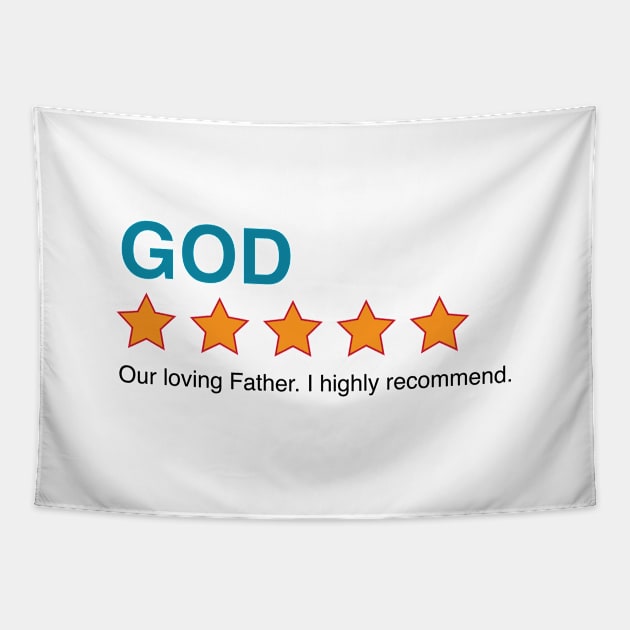 God Review Tapestry by Church Store