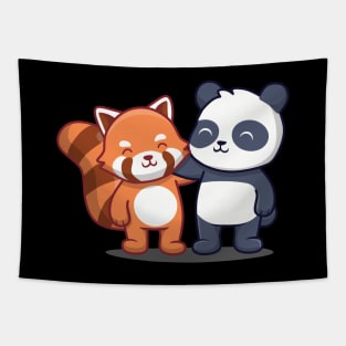 PANDA'S FAMILY Tapestry