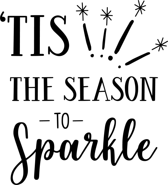 Holiday Series: 'Tis the Season to Sparkle Kids T-Shirt by Jarecrow 