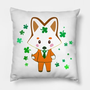 on St. Patrick’s Day boy Flash Pillow