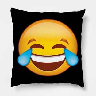 Laughing Crying-emoticon Shirt' Funny emoticon Face Pillow