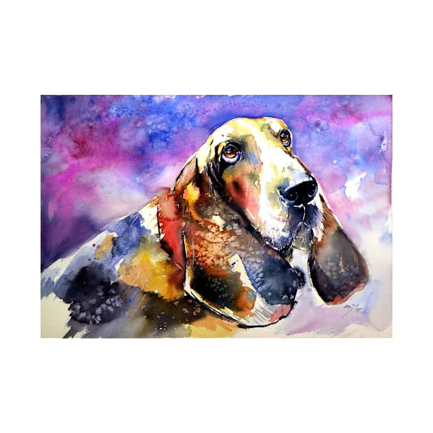 Cute basset hound by kovacsannabrigi