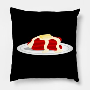 Red Velvet Pancakes Pillow