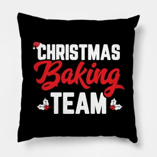 Christmas Baking Team Holiday Cookie Funny Matching Family Pillow