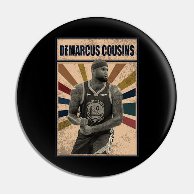 Golden State Warriors DeMarcus Cousins Pin by RobinaultCoils