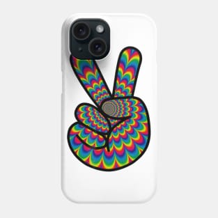 Psychedelic Hippie Peace Sign T Shirt Cool Hippy Costume Phone Case