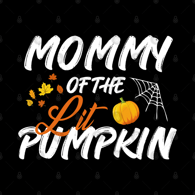 Mommy Lit Pumpkin Halloween Costume by FanaticTee