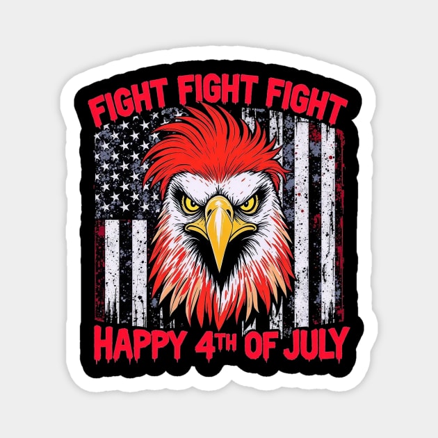 Fight for Freedom 4th of July Eagle Patriotic Magnet by Art2Wear