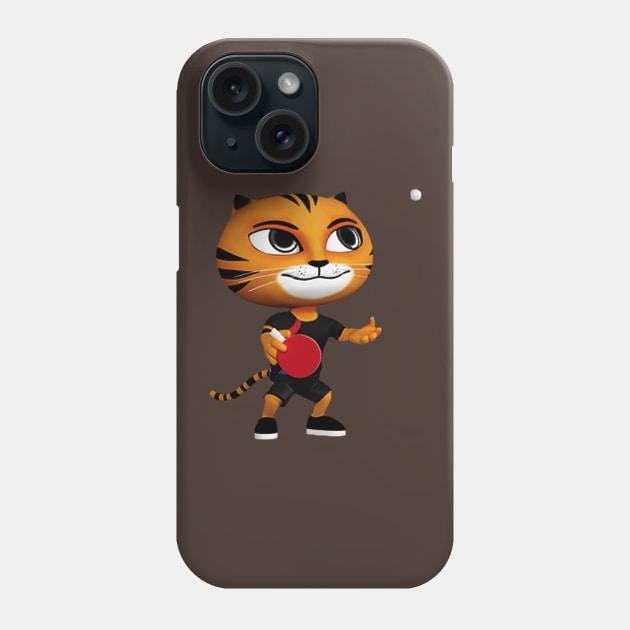 The Ping Pong Tiger Phone Case by dithakely