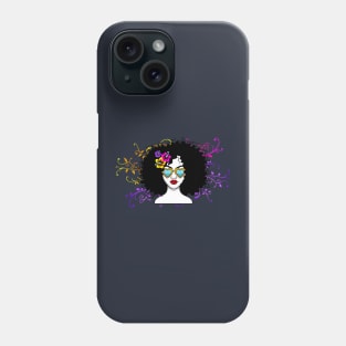 Pride Latina Afro Queen hispanic columbian gift ida present Phone Case