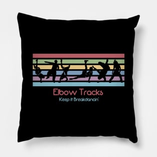 Best 80s Breakdancing - Elbow Tracks Pillow