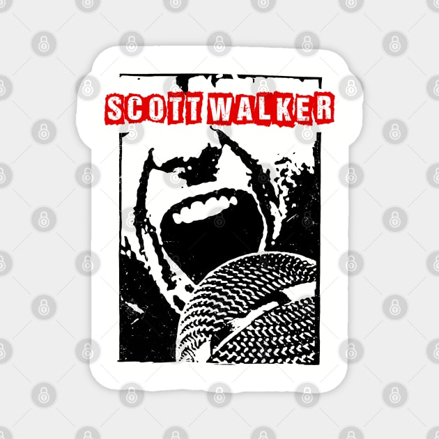 no scot w ll rock and scream Magnet by pixel agency