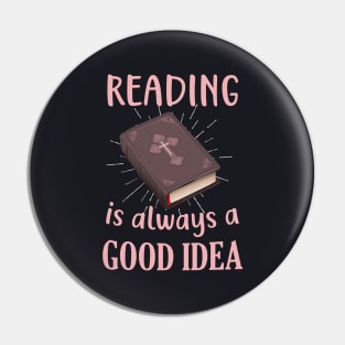 Bible Reading good Idea Pin