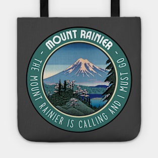 The Mount Rainier is Calling and I Must Go in Japanese Vibes in National Park Tote