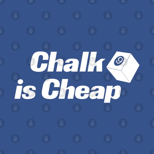 TALK IS CHEAP 9 BALL by MarkBlakeDesigns