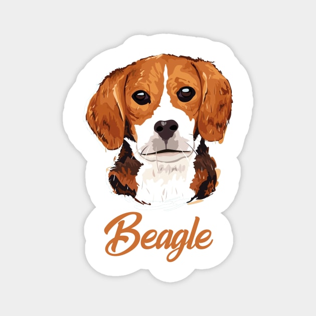 Beagle Dog! Magnet by rs-designs