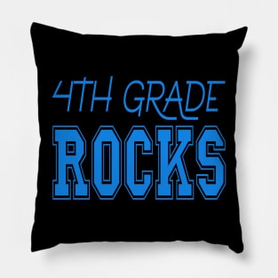 4th Grade Rocks Pillow