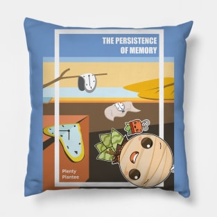 Arty-Plantee The Persistence of Memory Pillow