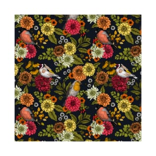 Garden birds and flowers 3 T-Shirt