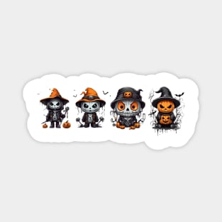 Pumpkin Halloween funny Magnet