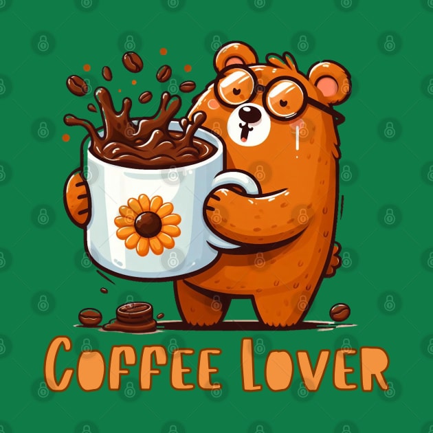 Coffee Bear by BukovskyART