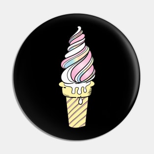 Ice Cream icon pastel color Pin