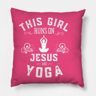 Just a Girl Who Loves Yoga Pillow