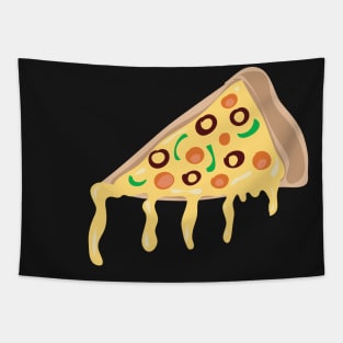 Cheesy Pizza Slice Tapestry