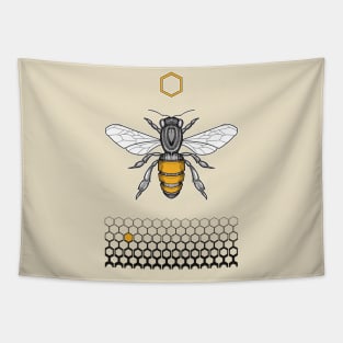 honeycomb and bee Tapestry