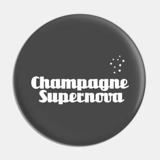 Champagne Supernova, white Pin