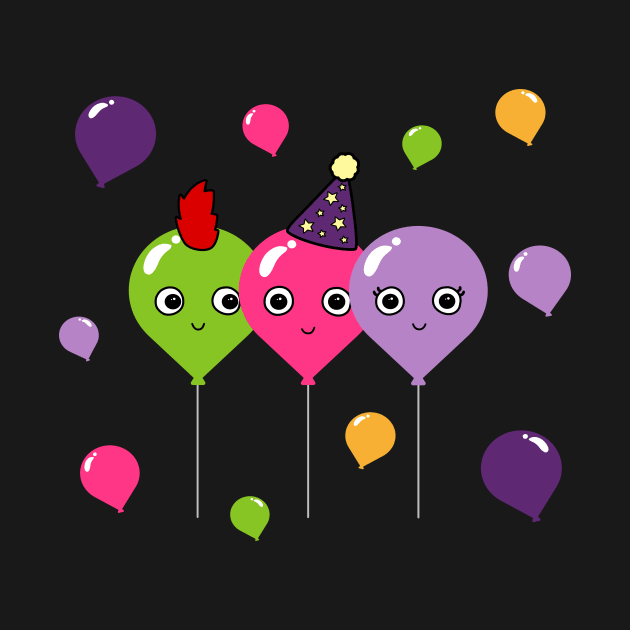 Balloon Party by bluevolcanoshop@gmail.com