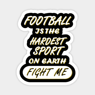 Football quarterback girls team women Magnet