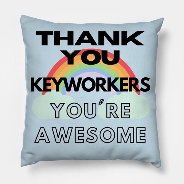 Thank you keyworkers Pillow by Jo3Designs